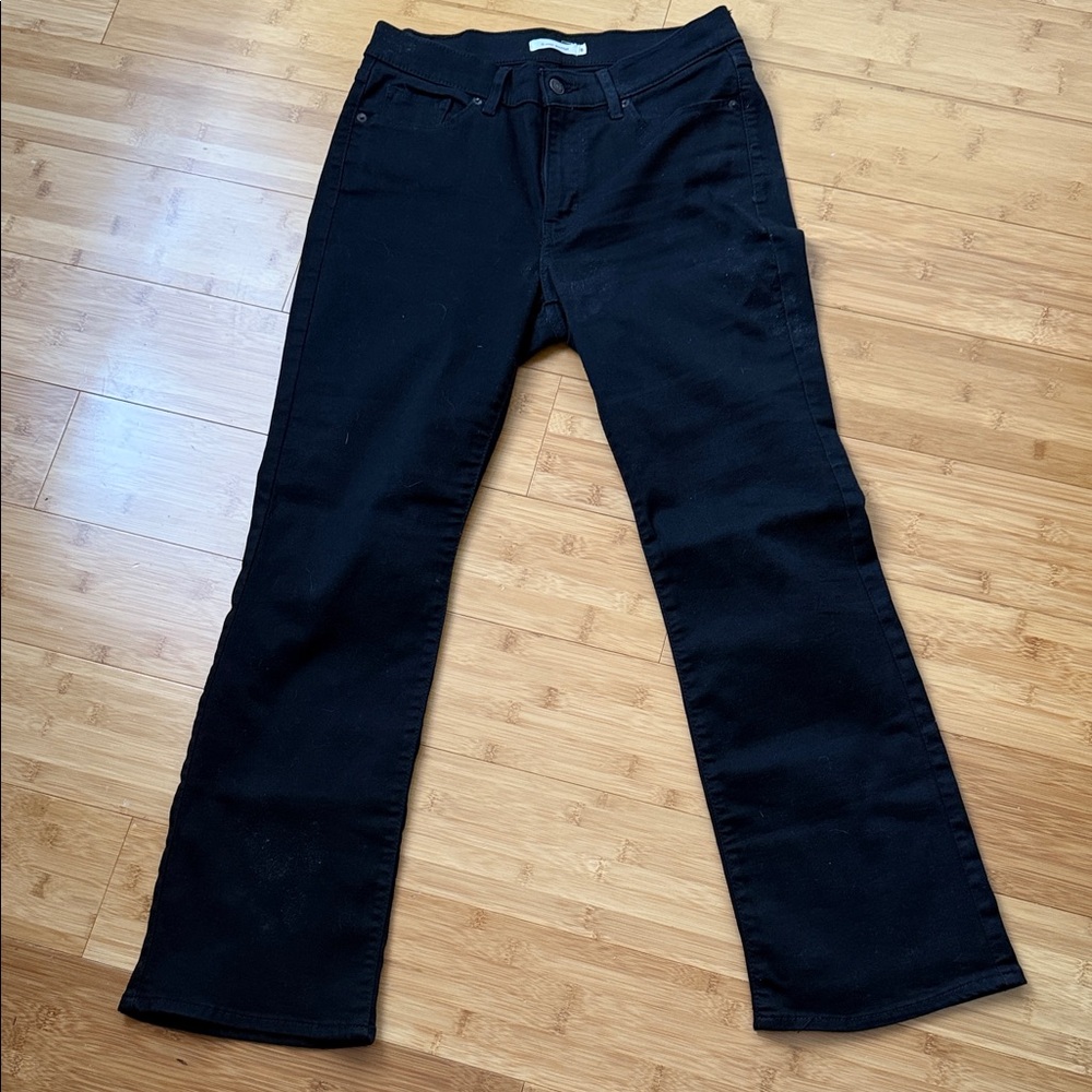 Levi Strauss Classic Black Boot Cut Women's Jeans